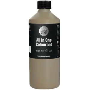 Scratch Doctor All In One Leather Colourant, Leather Dye, Leather Paint 500ml Beige