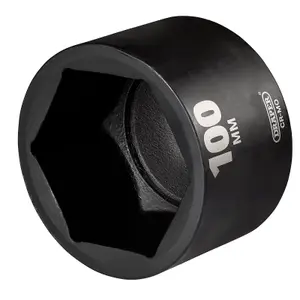 Draper Draper HI-TORQ Deep Impact Socket, 1" Sq. Dr., 100mm 08529