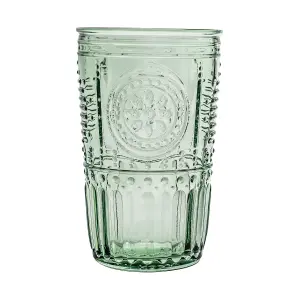 Bormioli Rocco - Romantic Highball Glasses - 475ml - Pack of 4 - Green