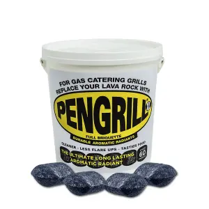 PENGRILL XL 60 Tub Aromatic Lava Rock (Lavasteine) Replacement