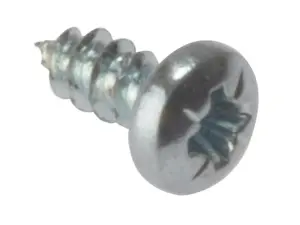 ForgeFix STPP16ZP Self-Tapping Screw Pozi Compatible Pan Head ZP 1in x 6 Box 200 FORSTP16Z