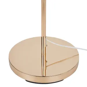 Metal Floor Lamp Gold CALVILLO