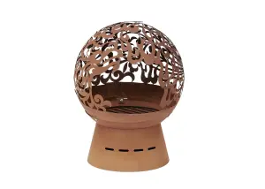 Smart Garden Havana Helios Fire Globe Sphere Fire Pit Basket Bowl Heater