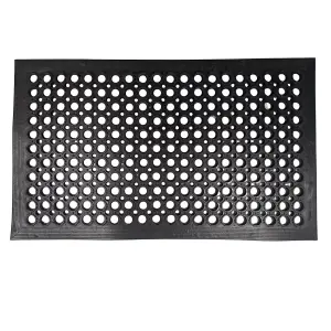 Rubber Door Mat - 10.3m x 0.9m - Non-Trip Ramp Edge - Heavy Duty - Non Slip - Wheelchair & Pushchair Friendly