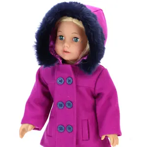 Sophia's by Teamson Kids 3 Piece Peacoat, Leggings and Boots Set for 18'' Dolls