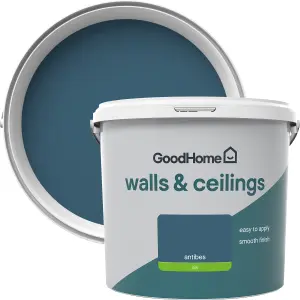 GoodHome Walls & ceilings Antibes Silk Emulsion paint, 5L