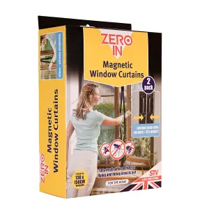 Magnetic Fly Screen Curtain Door & Window Set Curtain Zero In Home Pest Control