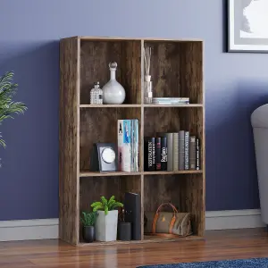 Vida Designs Durham 2x3 Cube Storage Unit, Dark Wood