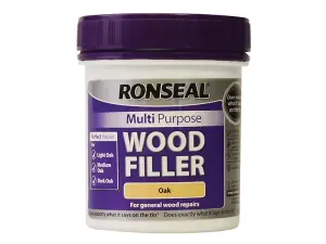 Ronseal 250g Multi Purpose Wood Filler Tub Oak