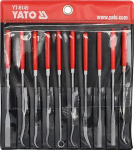 Yato professional jewelers diamond precision needle file metal set of 10