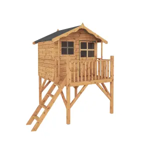 Mercia 7x6 Poppy Apex Shiplap Wooden Tower playhouse - Assembly service included