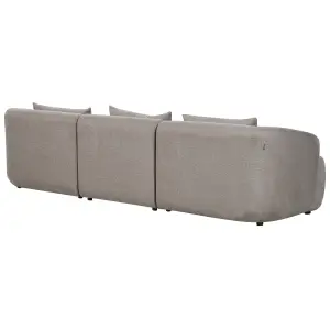 Corner Sofa SVANSELE Taupe Fabric Left Hand