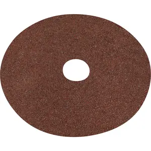 25 Pack of 125mm Fibre Backed Sanding Discs - 24 Grit Aluminium Oxide for Wood and Metal