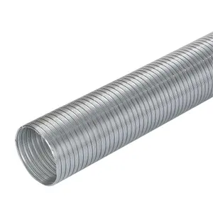 Manrose Semi-flexible Aluminium Ducting length, (Dia)100mm