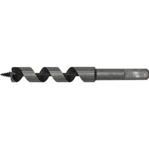 16mm x 155mm Hardened Auger Drill Bit for Woodworking - Hex Shank Design