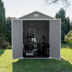 Keter Manor 6 ft. W x 8 ft. D Apex Outdoor Garden Shed