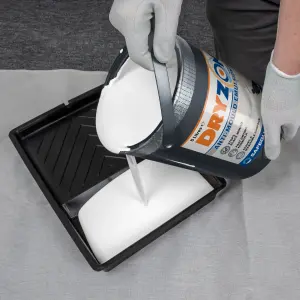 Dryzone Anti Mould Paint (5 Litre, White) - 5 Years Protection Against Mould Growth on Walls and Ceiling. 50m² - 60m² Coverage