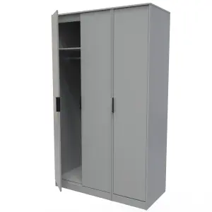 Madrid 3 Door Robe in Dusk Grey (Ready Assembled)