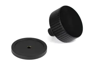 From The Anvil Matt Black Judd Cabinet Knob - 38mm (Plain)