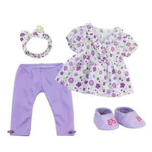 Sophia's by Teamson Kids 8 Pc Set Outfit, Headband and Shoes for Two 15" Dolls