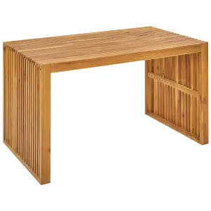 Garden Table Wood Light Wood BELLANO