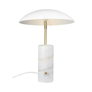 Nordlux DFTP Mademoiselles Indoor Living Dining Bedroom Table Lamp In White (Diam) 32cm