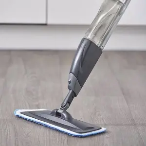 2 in 1 Spray And Microfiber Mop - Grey