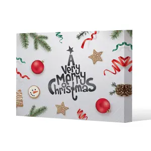 Christmas greeting design (canvas) / 114 x 77 x 4cm