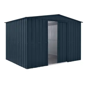 10 x 7 Premier Apex Metal Garden Shed - Anthracite Grey (10ft x 7ft / 10' x 7' / 3.1m x 2.2m)