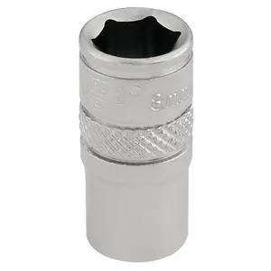 Draper 1/4" Square Drive Socket 8mm 16513