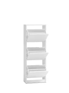 B3 Betsi Shoe Cabinet White - Durable and Stylish