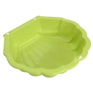 Berkfield Sandpits 2 pcs Green 77x87x21cm Plastic