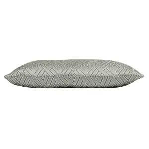 Kai Demeter Geometric Rectangular Feather Filled Cushion