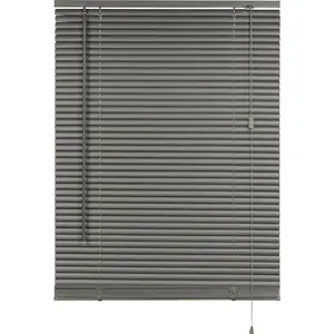 PVC Room Darkening Venetian Blind Grey / 150 cm L x 45 cm W