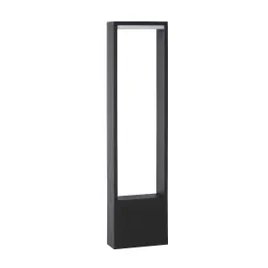 Lucide Goa Modern Bollard Light Outdoor - LED - 1x6,5W 3000K - IP54 - Anthracite