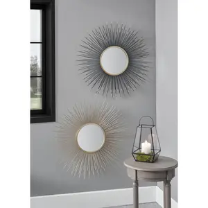 Valeer Accent Mirror Gold