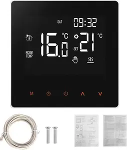 Digital Smart Thermostat Programmable Wifi Wireless Home Room Sensor App Control