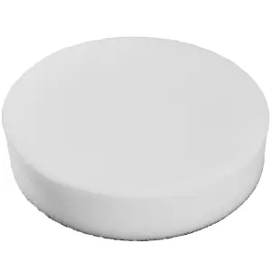 Buffer Pads - 5 polishing sponges 180 mm, soft, M14 polishing wheel 180 mm - white