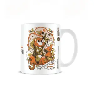 Ilustrata Kittys Awakening Mug White/Orange/Green (One Size)