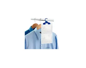 Hanging Wardrobe Dehumidifier Bags Moisture Trap Crystals Pack of 3 Damp control