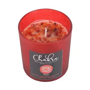 Something Different Strawberry Root Chakra Scented Candle Red (One Size)