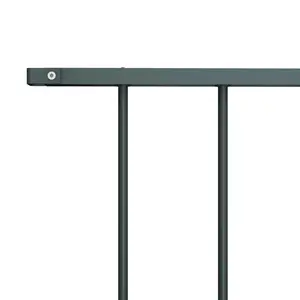 Fredonyer 99.06cm H x 170.18cm W Metal Fence Panels Anthracite