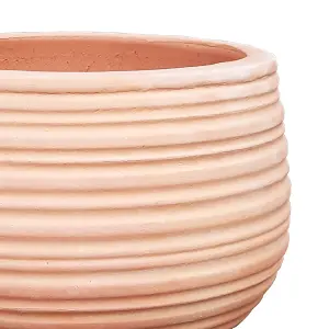 Verve Matt Natural Terracotta Plant pot (Dia) 36cm, (H)23cm, 21L