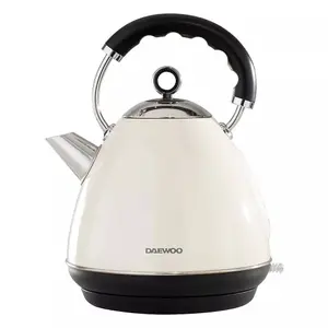 Daewoo Kensington Pyramid Matching 2 Slice Toaster & Kettle Set 1.7L 3000W Retro Bundle Combo Pack