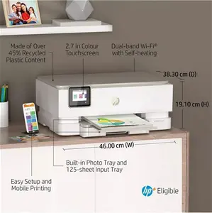 HP ENVY Inspire 7220E All-In-One Wireless Printer, HP+ Enabled & HP Instant Ink Compatible, White