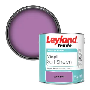 Leyland Trade Vinyl Soft Sheen Walls & Ceilings Emulsion Paint (S 2050-R40B) - 2.5L