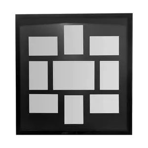 Maison by Premier Black 9 Photo Multi Photo Frame