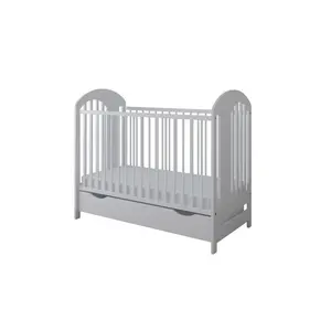 Tonquin Cot with Mattress White / Yes