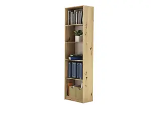 R50 Tall Bookcase Artisan Oak Available in Various Sizes