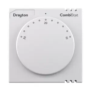 Drayton Room thermostat (H)86mm (W)86mm (D)37mm